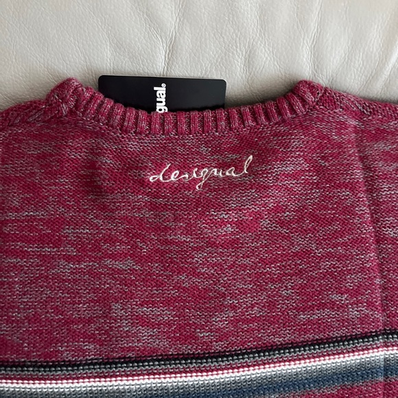 NWT - Desigual Men’s Stripes Cotton Sweater - Size XL & XXL - Picture 7 of 10